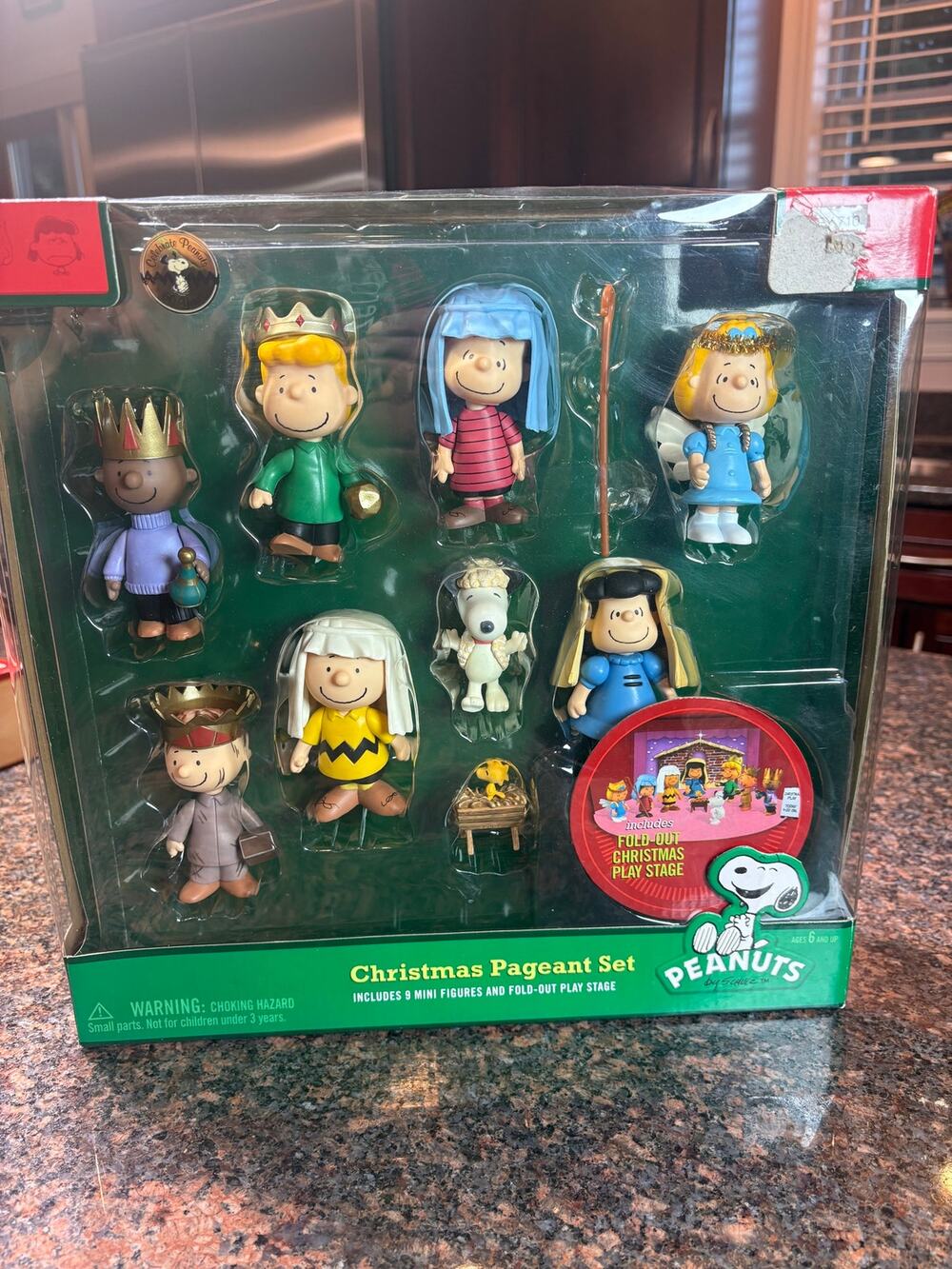 Peanuts Christmas Mini Nativity Pageant Set of 9 NIB